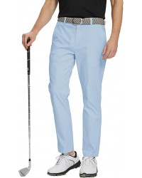 Golf Pants Men Quick Dry - 30"/32"/34" Stretch Lightweight 5 Pockets Water-Resistant Casual Mens Dress Pants