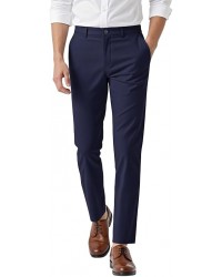 Mens Dress Pants Slim Fit Stretch Slacks for Men Business Casual Formal Pants