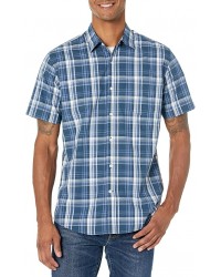 Men's Regular-Fit Short-Sleeve Poplin Shirt