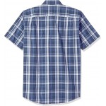Men's Regular-Fit Short-Sleeve Poplin Shirt