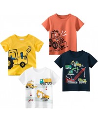Toddler Boys Shirts Short-Sleeve Little Kids t Shirts Boys' Tops